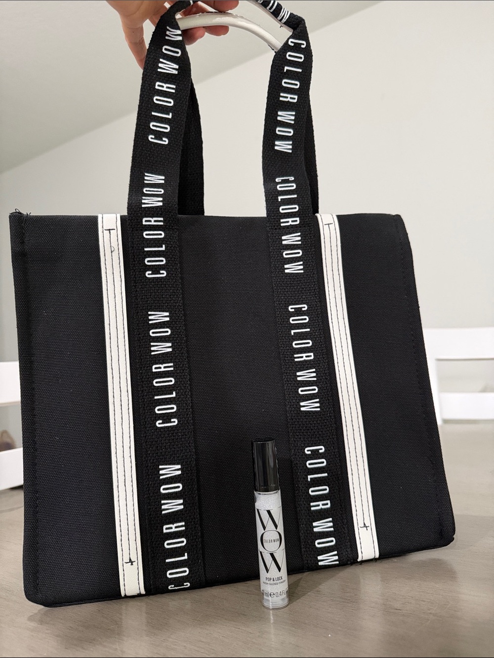 Color Wow Set Bundle Lot Large Tote Pop & Lock Hair